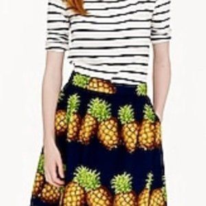 J. Crew Ratti Pineapple Skirt